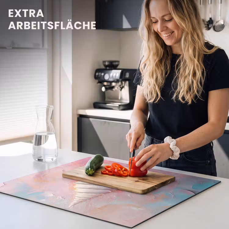 Herdabdeckplatte - Muschel - Pastell - Rosa — 5