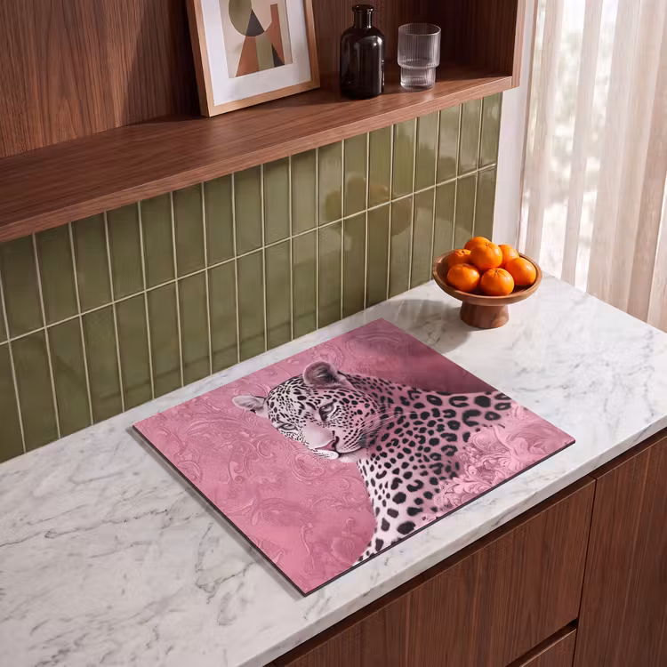 Herdabdeckplatte - Panther - Deluxe - Rosa — 4