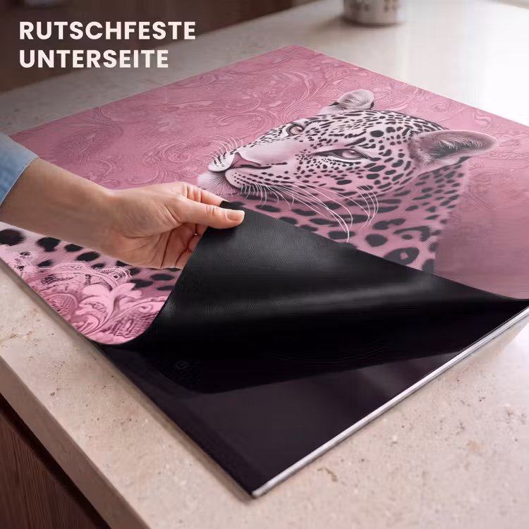 Herdabdeckplatte - Panther - Deluxe - Rosa — 6