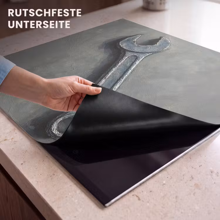 Herdabdeckplatte - Schraubenschlüssel - Malerei - Werkzeuge - Farbe — 6