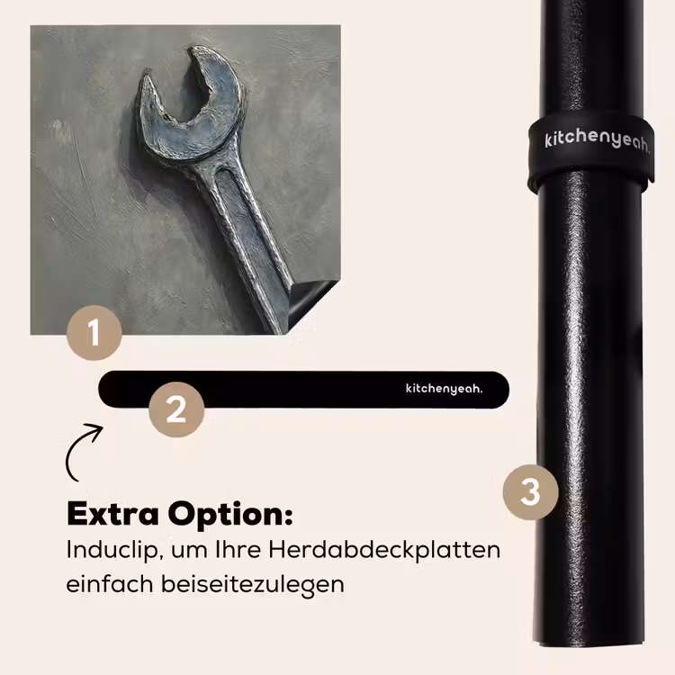 Herdabdeckplatte - Schraubenschlüssel - Malerei - Werkzeuge - Farbe — 8