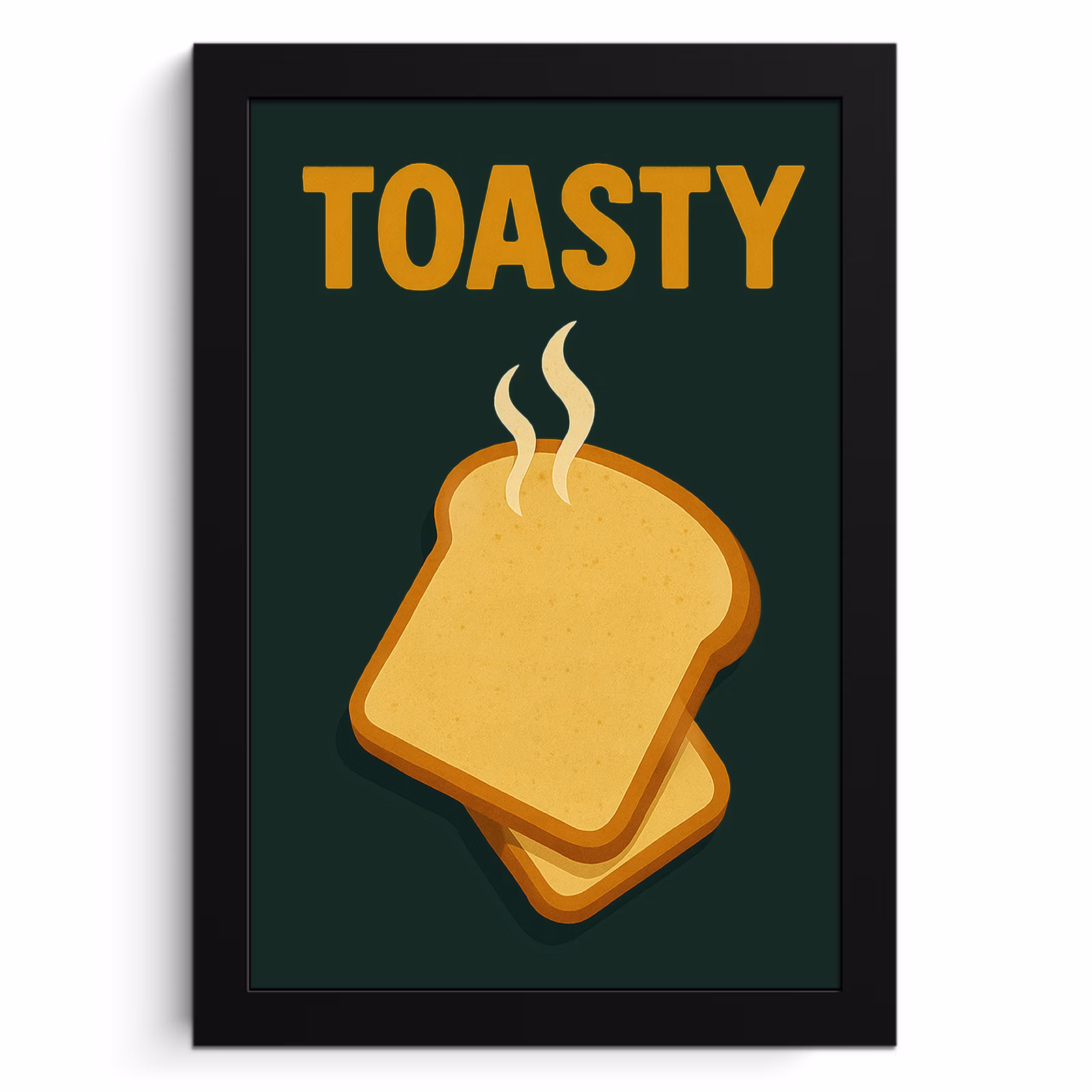 Bilder mit Rahmen - Brot - Toast - Grün - Minimalistisch — 1
