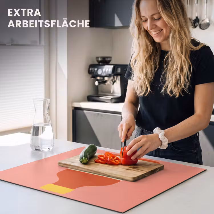 Herdabdeckplatte - Ketchup - Flasche - Rot - Minimalistisch — 5
