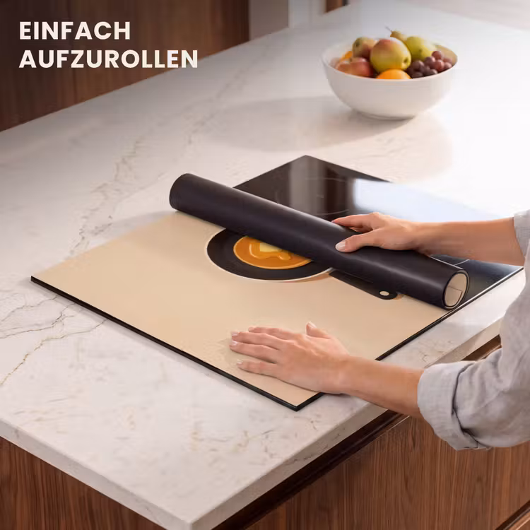 Herdabdeckplatte - Pfannkuchen - Bratpfanne - Butter - Minimalistisch — 7