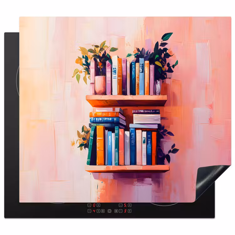 Herdabdeckplatte - Regale - Bücher - Blätter — 1