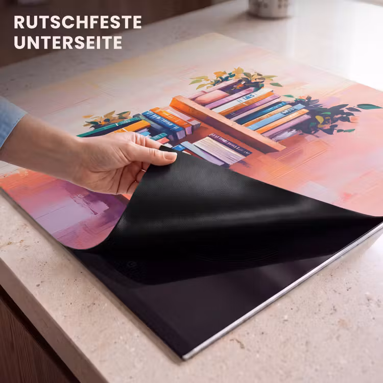 Herdabdeckplatte - Regale - Bücher - Blätter — 6