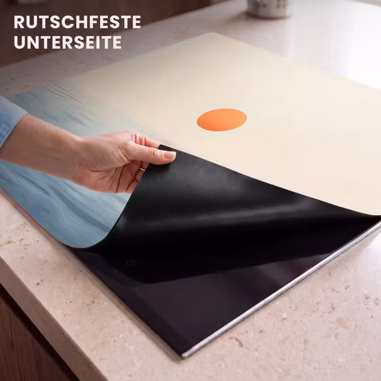 Herdabdeckplatte - Sonne - Orange - Meer — 6