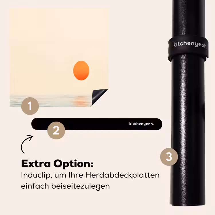 Herdabdeckplatte - Sonne - Orange - Meer — 8