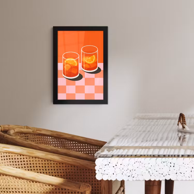 Bilder mit Rahmen - Orange - Brillen - Orange — 4