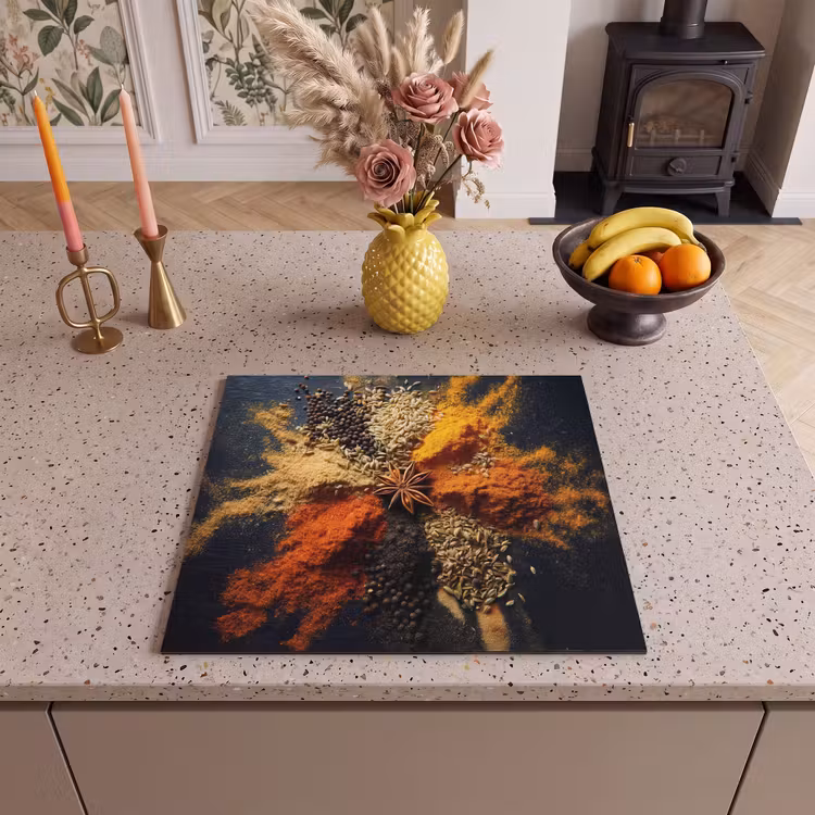 Herdabdeckplatte - Gewürze - Explosion - Orange — 3