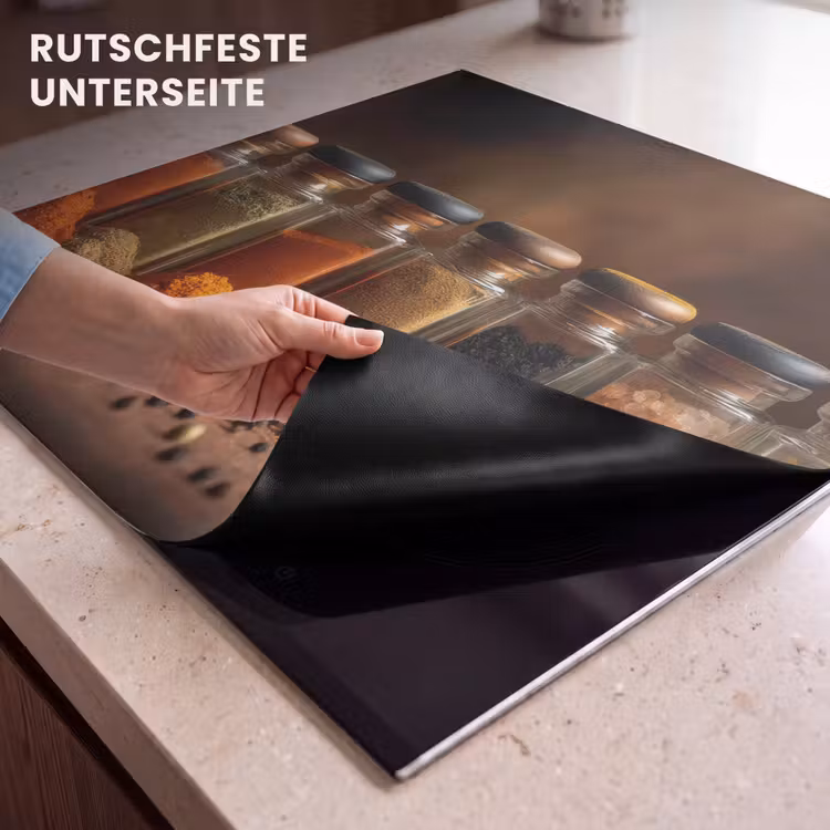 Herdabdeckplatte - Gläser - Kräuter - Gewürze - Körner — 6