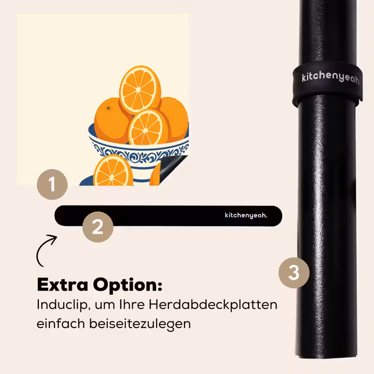 Herdabdeckplatte - Schale - Minimalistisch - Orange - Orangen — 8