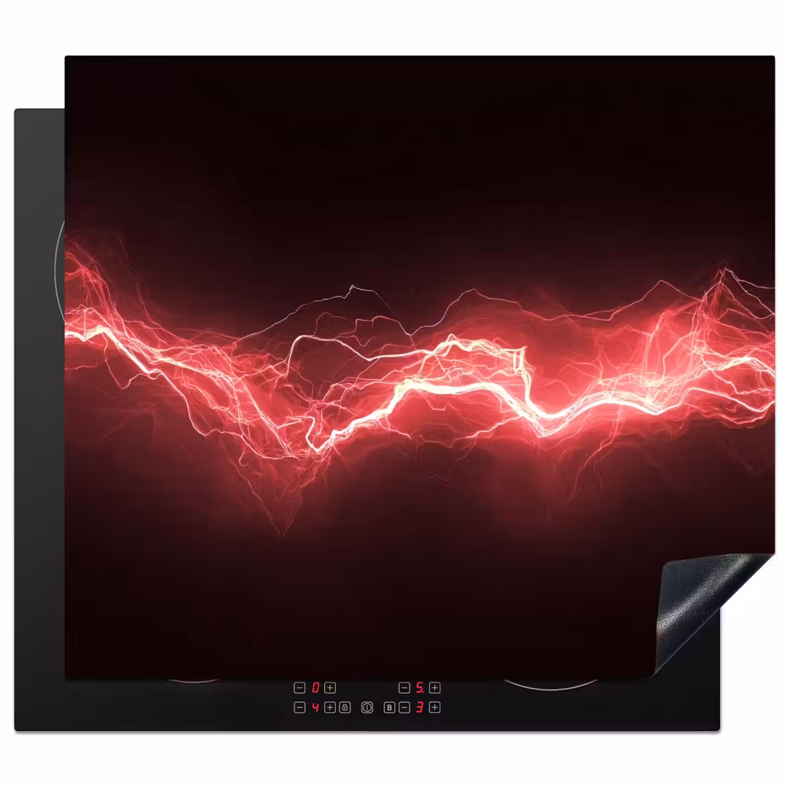 Herdabdeckplatte - Spiele - Rot - Elektrizität - Energie - Linie — 1
