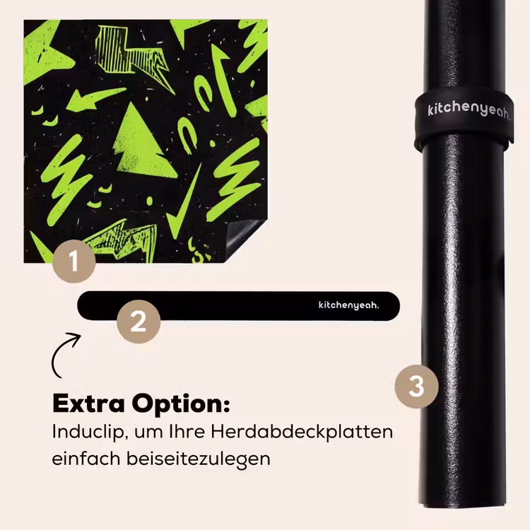 Herdabdeckplatte - Spiele - Formen - Pfeile - Abstrakt - Schwarz — 8