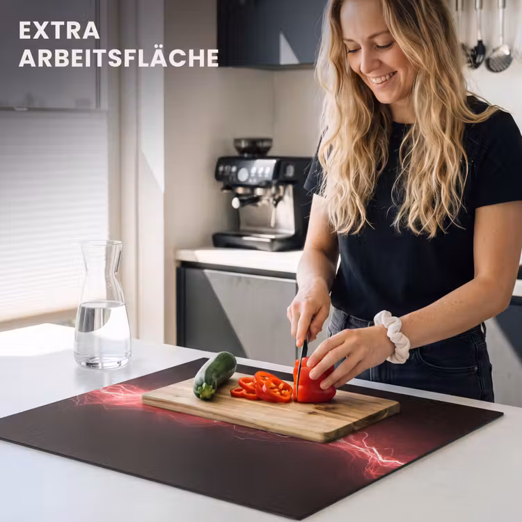 Herdabdeckplatte - Spiele - Rot - Elektrizität - Energie - Linie — 5