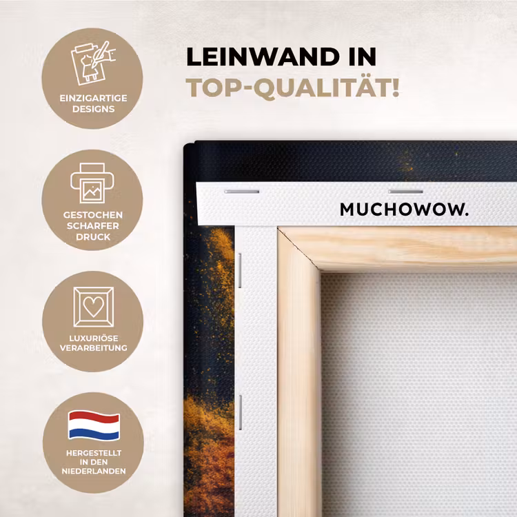 KitchenYeah - Küche - Leinwand - Gewürze - Explosion - Orange — 5
