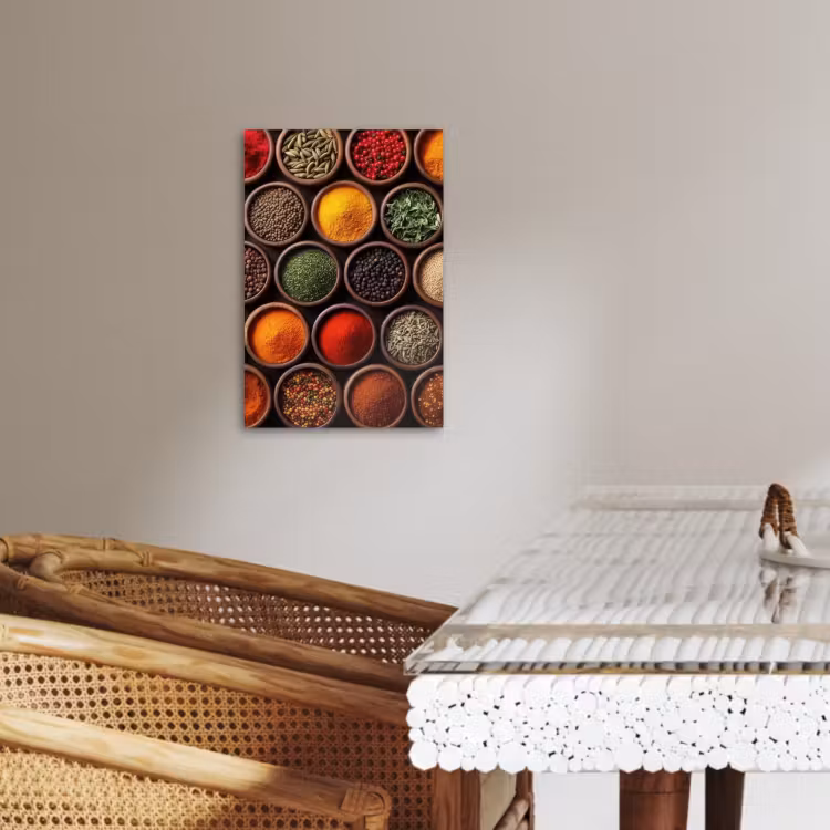 KitchenYeah - Küche - Leinwand - Tabletts - Holz - Kräuter - Farbenfroh — 5