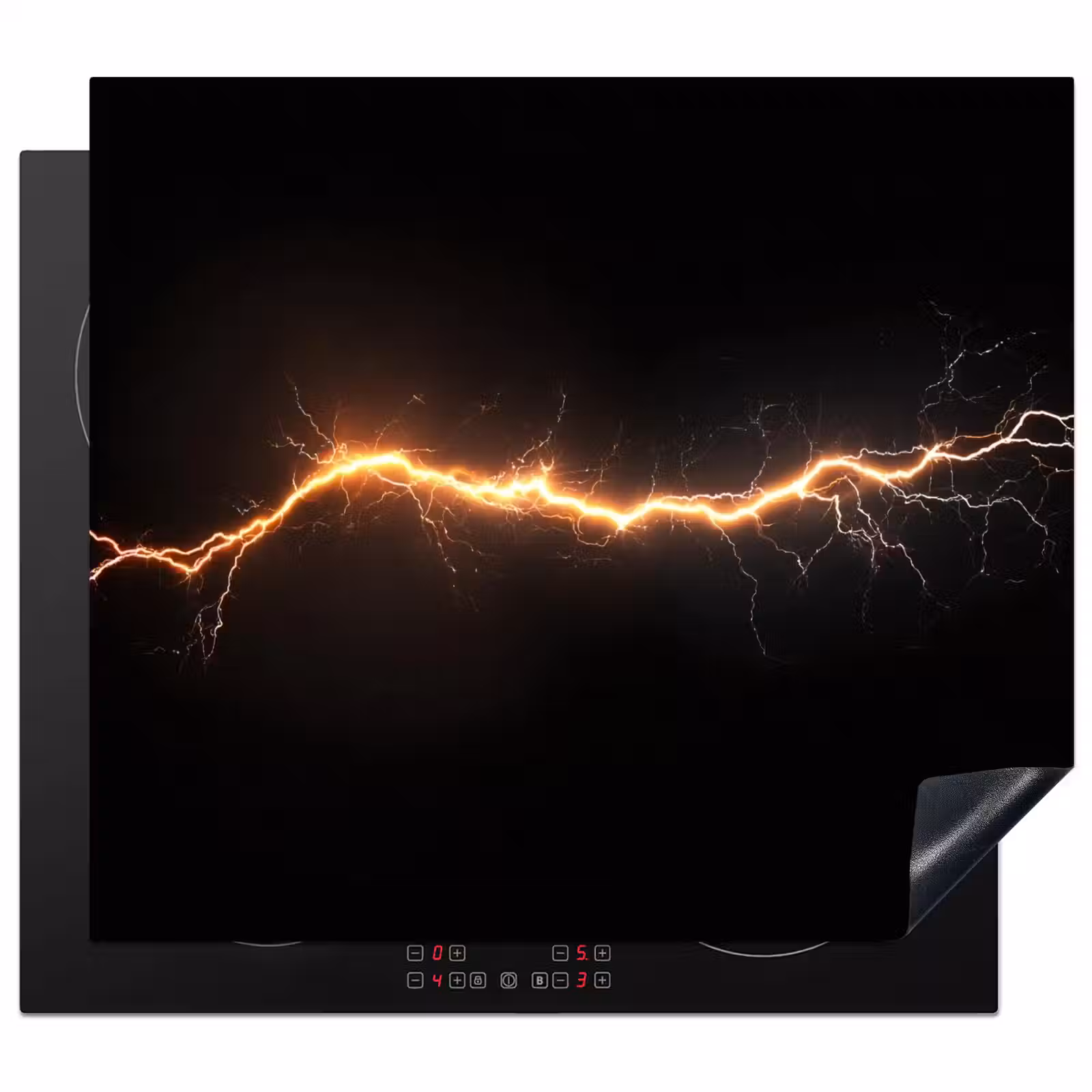 Herdabdeckplatte - Spiele - Orange - Blitzlicht - Licht — 1