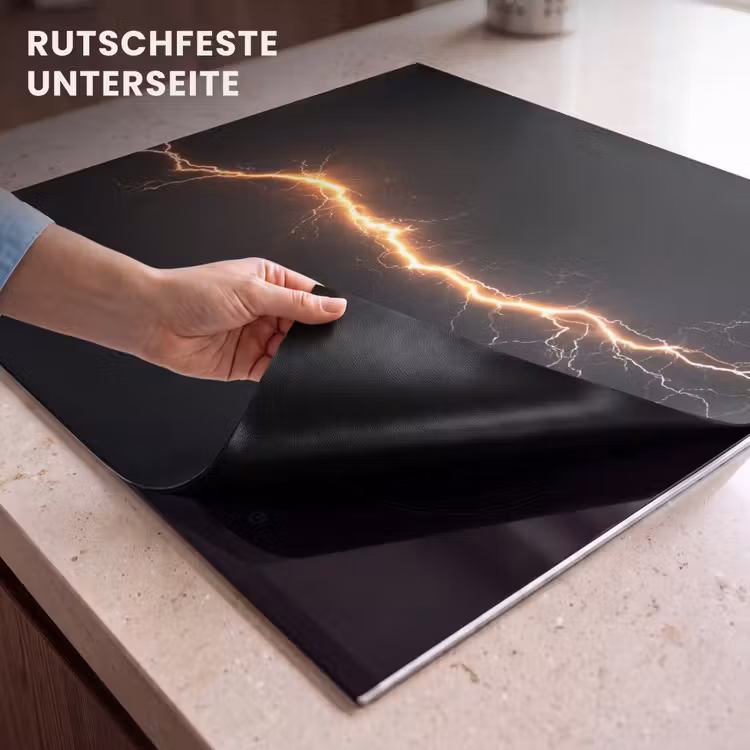 Herdabdeckplatte - Spiele - Orange - Blitzlicht - Licht — 6