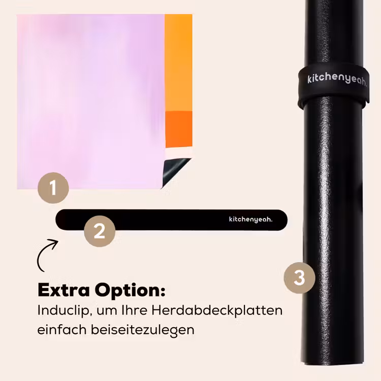 Herdabdeckplatte - Flugzeuge - Abstrakt - Rechteckig - Orange — 8