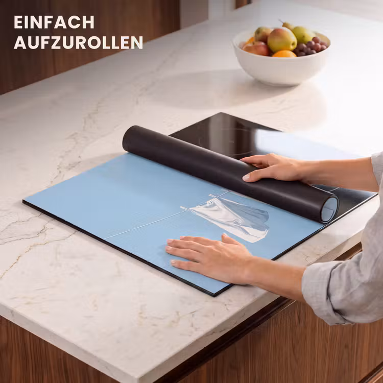 Herdabdeckplatte - Laken - Wäscheleine - Blau - Minimalistisch — 7