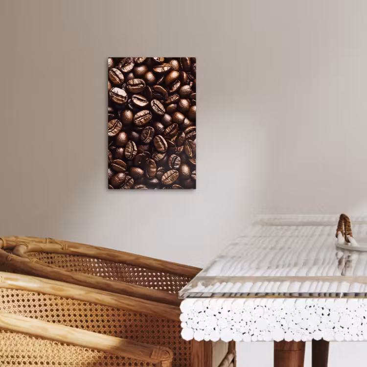 KitchenYeah - Küche - Leinwand - Bohnen - Nahaufnahme - Dunkelbraun — 4