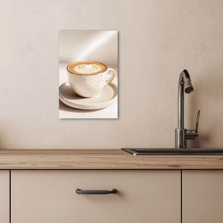 KitchenYeah - Küche - Leinwand - Cappuccino - Schaumstoff - Schale - Beige — 1
