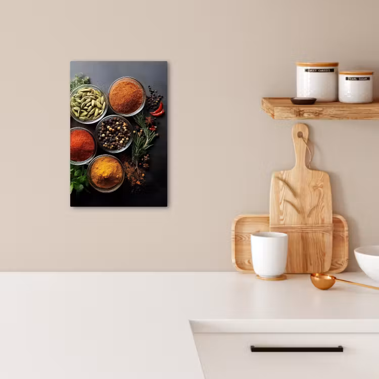 KitchenYeah - Küche - Leinwand - Gläser - Tabletts - Blätter - Kräuter — 4