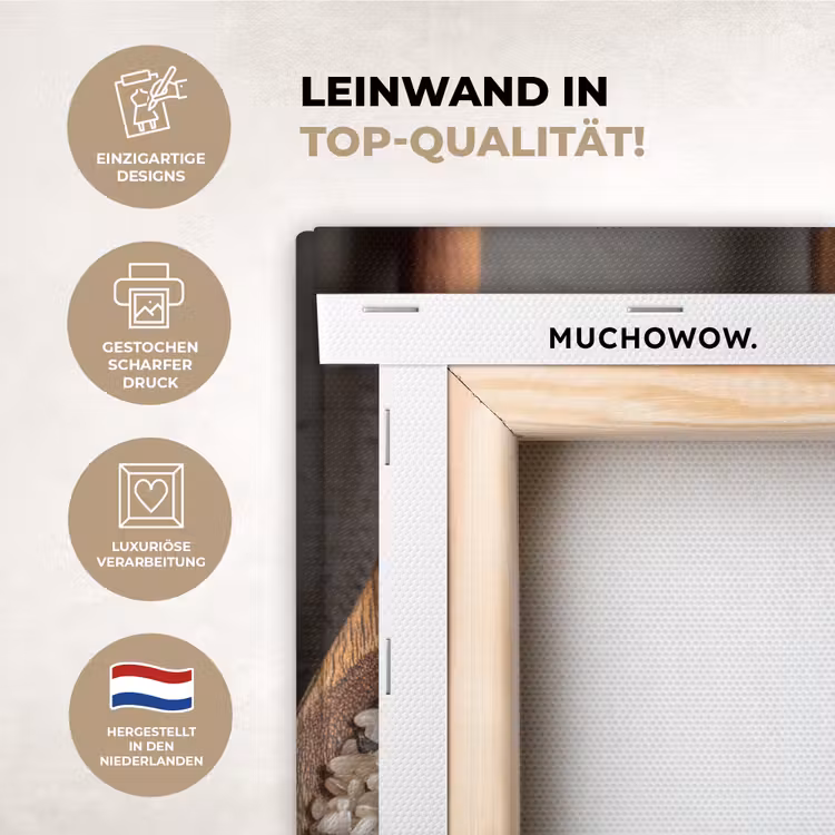 KitchenYeah - Küche - Leinwand - Holz - Löffel - Reis - Saatgut — 2