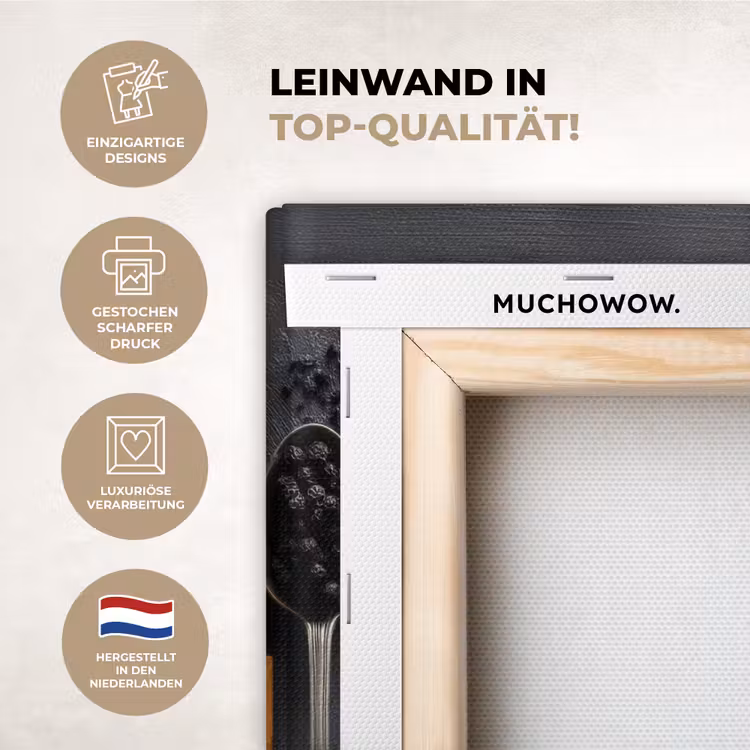 KitchenYeah - Küche - Leinwand - Löffel - Gewürze - Zimt - Chili — 2