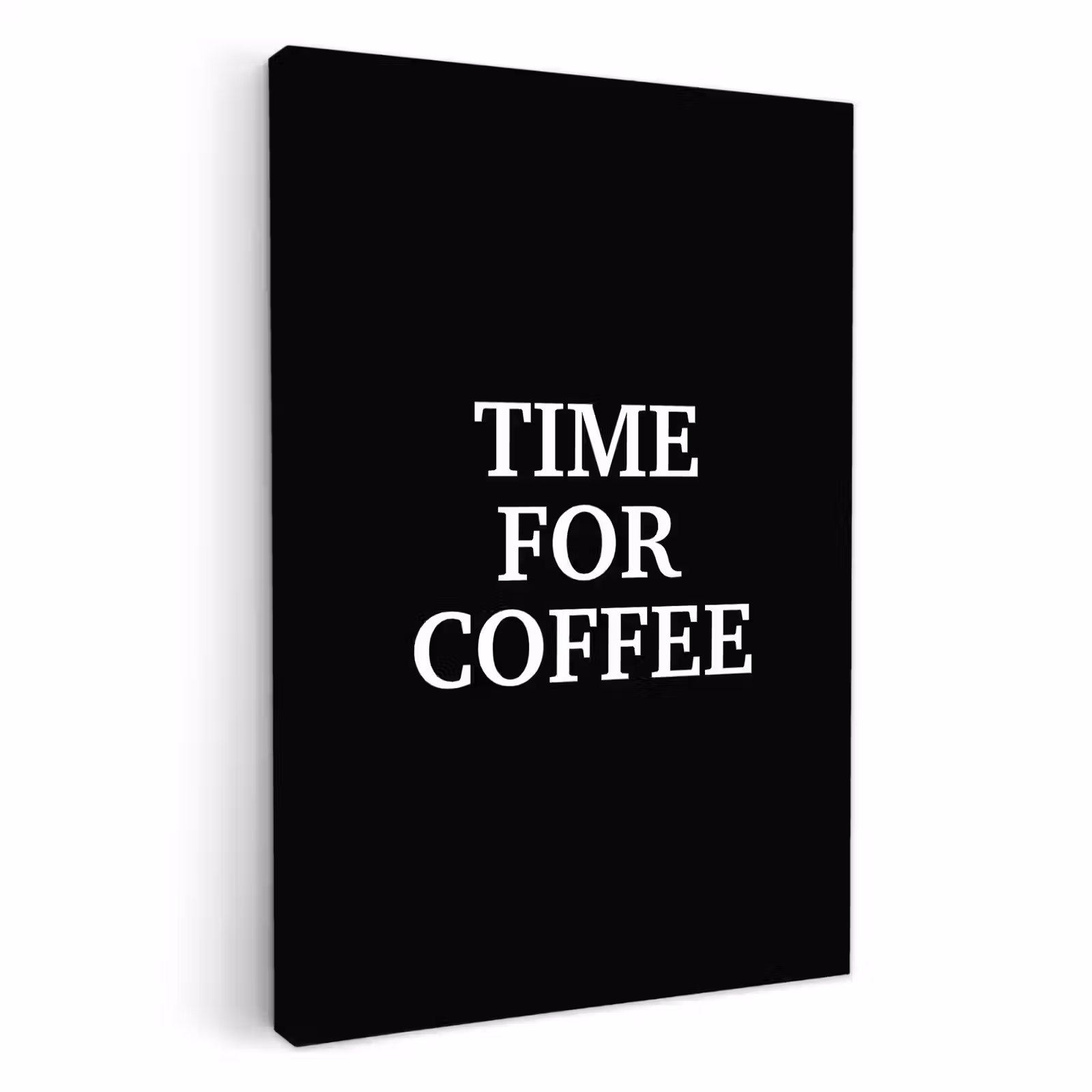 KitchenYeah - Küche - Leinwand - Zitate - Briefe - Kaffee - Schwarz — 1