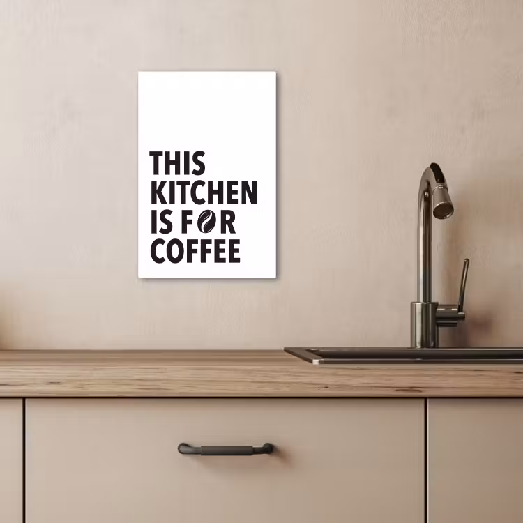 KitchenYeah - Küche - Leinwand - Zitate - Kaffee - Bohnen - Modern — 4