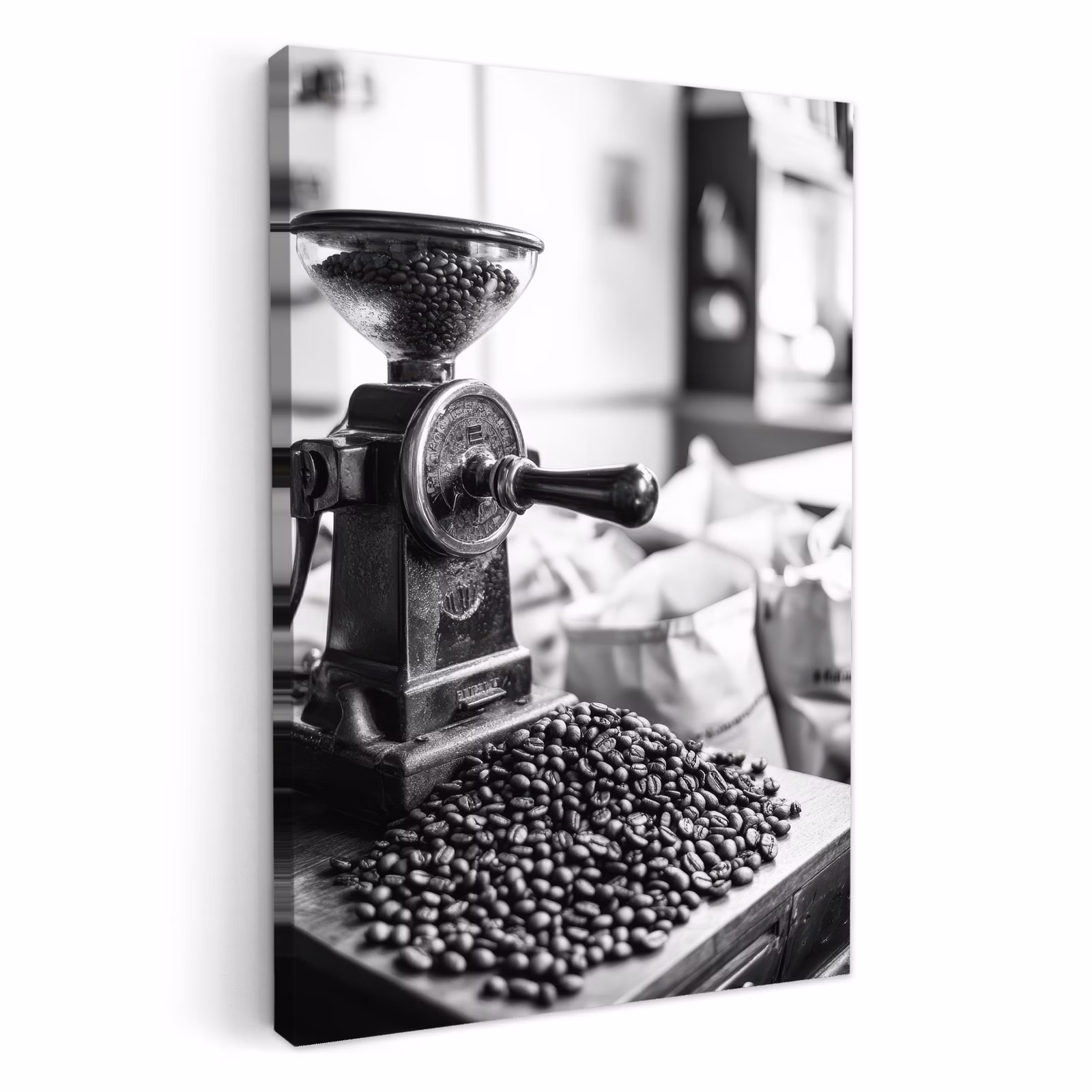 KitchenYeah - Küche - Leinwand - Kaffeemühle - Gemahlen - Vintage — 1