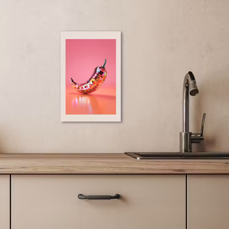 KitchenYeah - Küche - Leinwand - Disco - Paprika - Rosa — 4