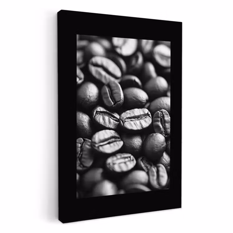 KitchenYeah - Küche - Leinwand - Kaffeebohnen - Schwarz - Vintage — 1