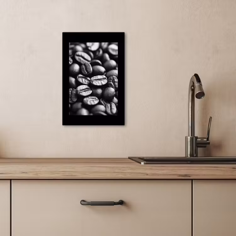 KitchenYeah - Küche - Leinwand - Kaffeebohnen - Schwarz - Vintage — 5