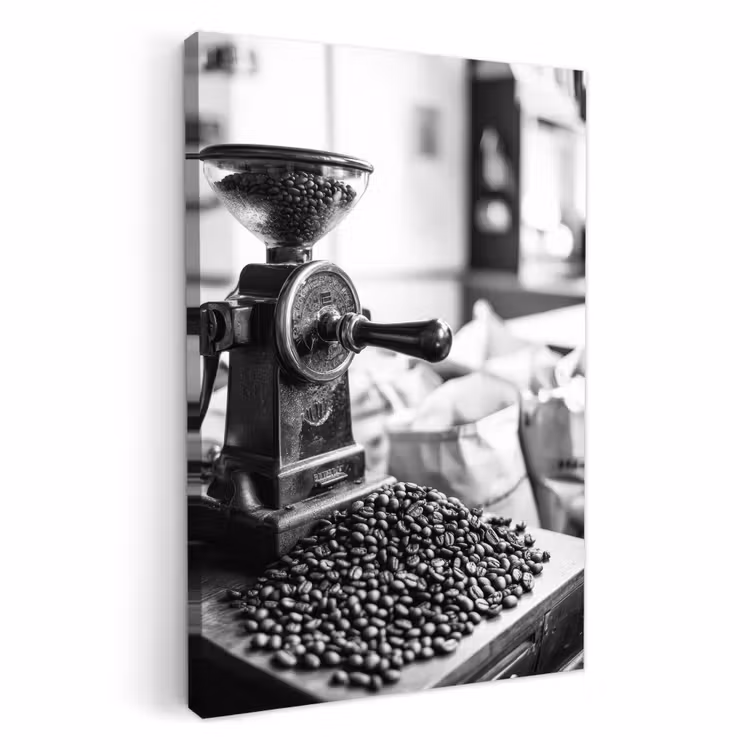 KitchenYeah - Küche - Leinwand - Kaffeemühle - Gemahlen - Vintage — 1