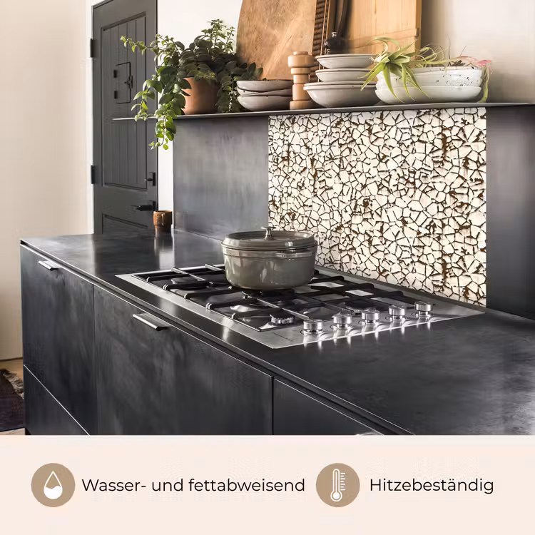 Küchenrückwand - Beige - Muster - Rost - Farbe — 4