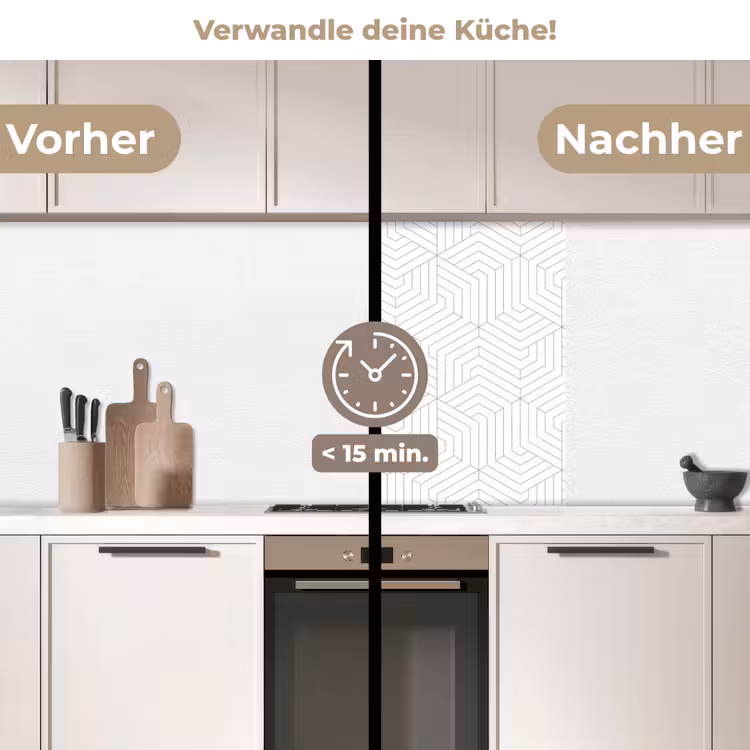 Küchenrückwand - Abstrakt - Muster - Gestaltung - Linie — 2
