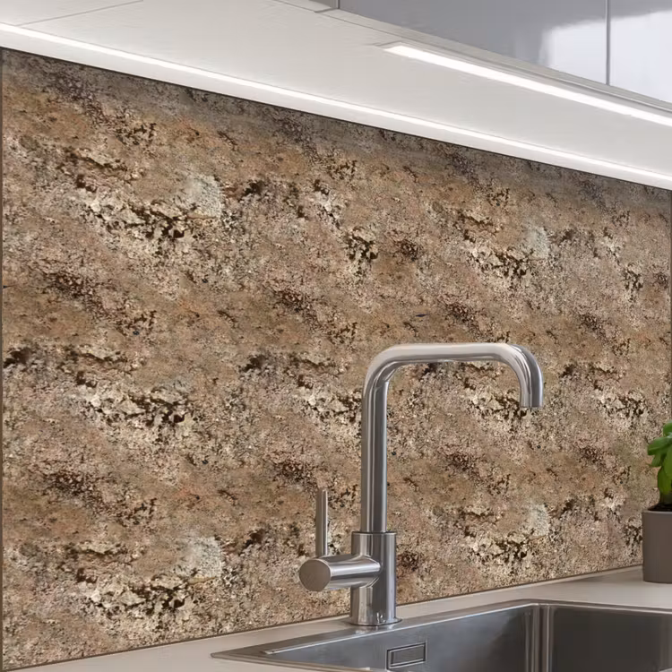 Küchenrückwand - Beige - Granit - Grob — 1
