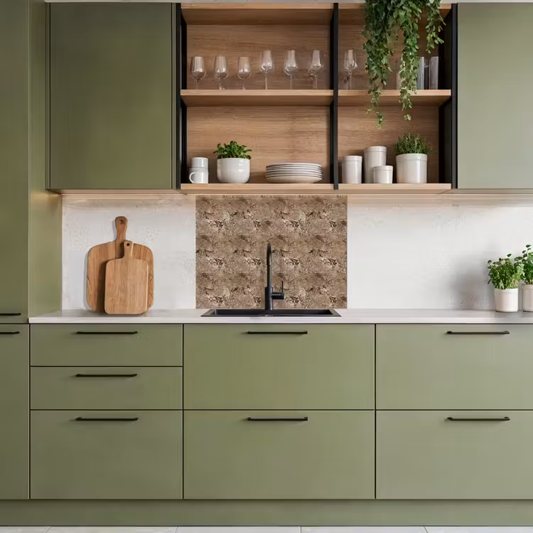 Küchenrückwand - Beige - Granit - Grob — 7