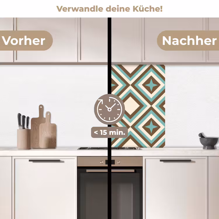 Küchenrückwand - 50er Jahre - Stern - Design — 2