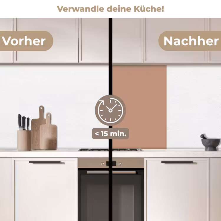 Küchenrückwand - Beige - Farbe - Rosa — 2