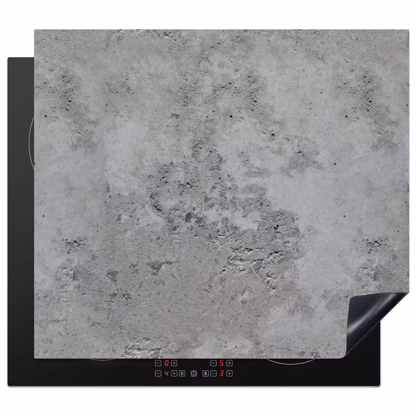Herdabdeckplatte - Muster - Grau - Alt - Beton — 1