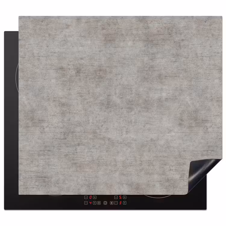 Herdabdeckplatte - Beton - Alt - Grau - Muster — 1