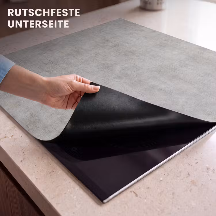 Herdabdeckplatte - Beton - Alt - Grau - Muster — 6