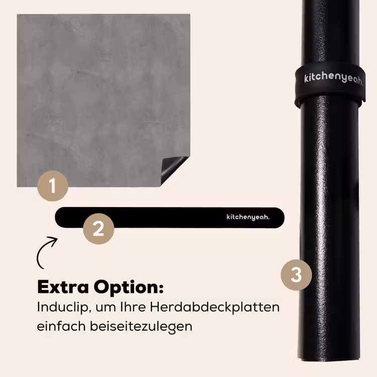 Herdabdeckplatte - Beton - Textur - Muster — 8