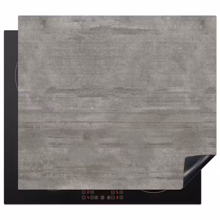 Herdabdeckplatte - Muster - Beton - Grau — 1