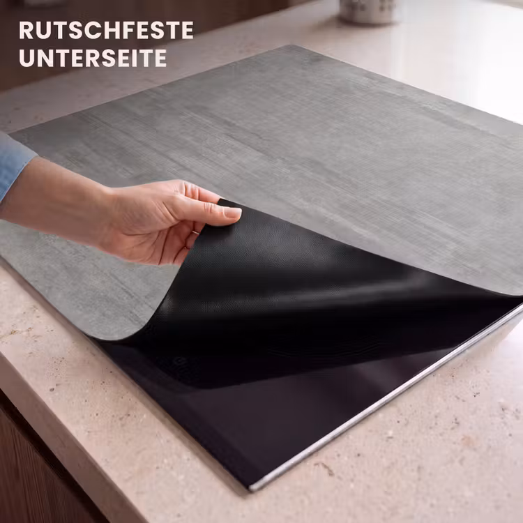 Herdabdeckplatte - Muster - Beton - Grau — 6