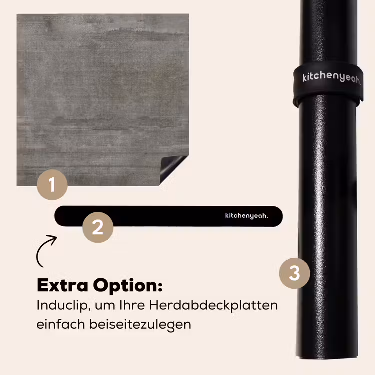 Herdabdeckplatte - Struktur - Beton - Stein - Muster — 8